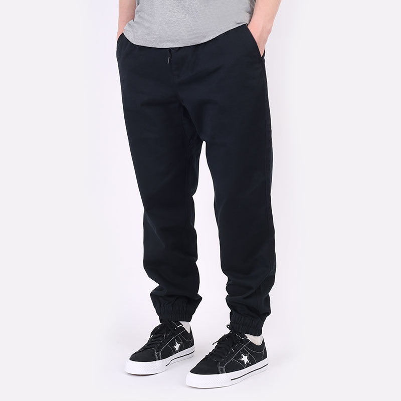 мужские черные брюки Converse Go To Canvas Jogger 10023502001 - цена, описание, фото 1